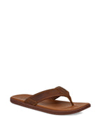 Seaside leather flip-flops