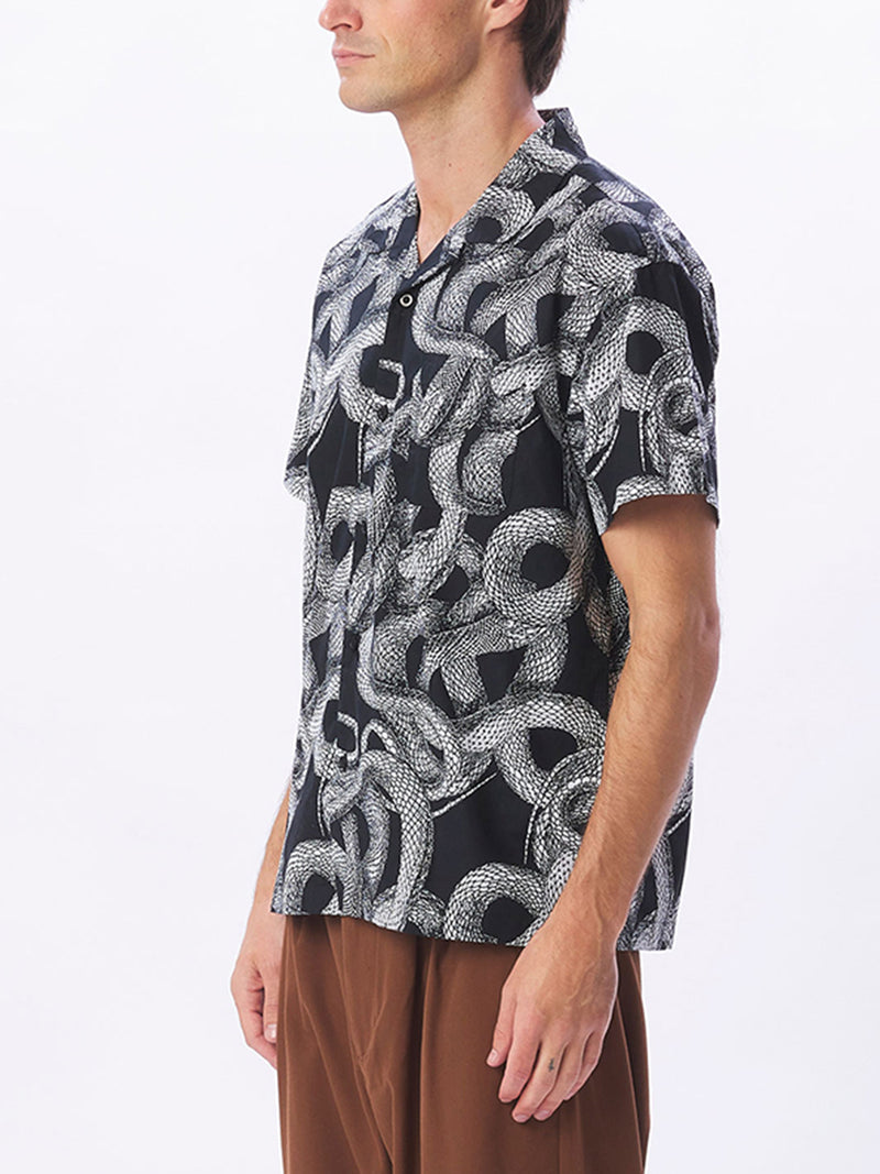 Κοντομάνικο πουκάμισο με τύπωμα Slither