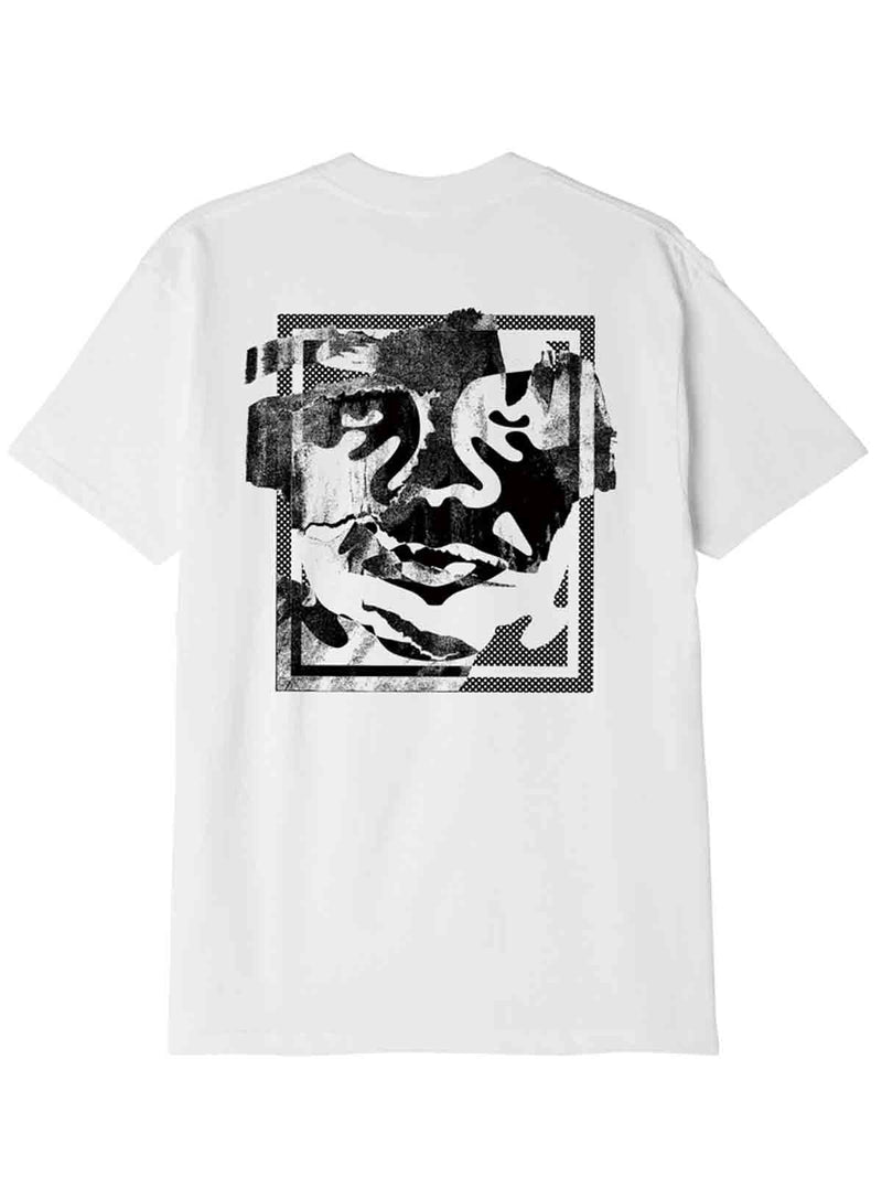 T-shirt με τύπωμα στην πλάτη Torn Icon Face