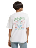 T-shirt από οργανικό βαμβάκι με print στην πλάτη