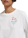 T-shirt από οργανικό βαμβάκι με print στην πλάτη