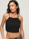 Crochet cropped τοπ