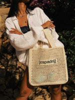 Raphia' crochet tote τσάντα