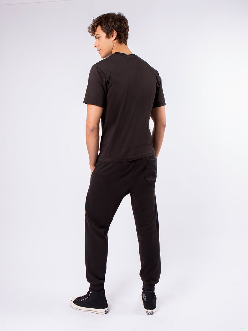 Cotton pants with logo