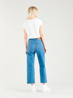 High-rise straight "Ribcage"  jeans