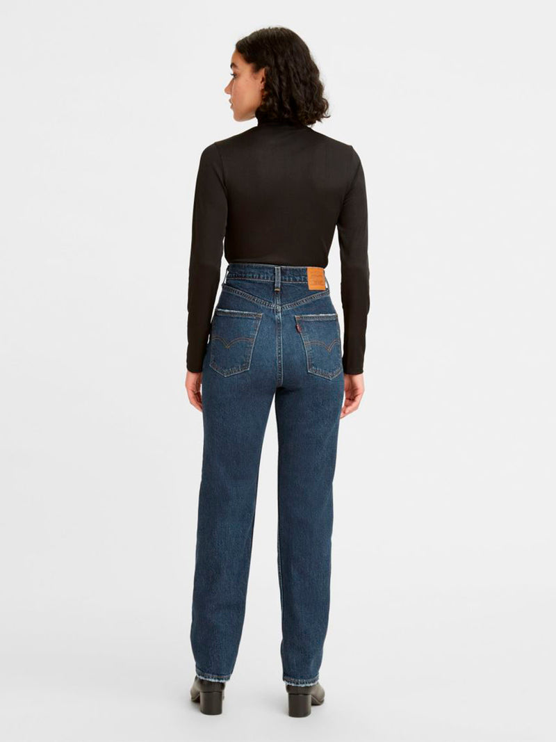 High-rise "70s" slim jeans