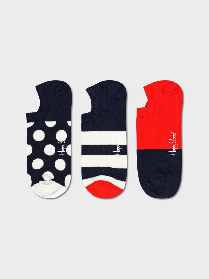 Set of low printed socks