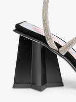 ANDROMEDA STRASS heeled sandals