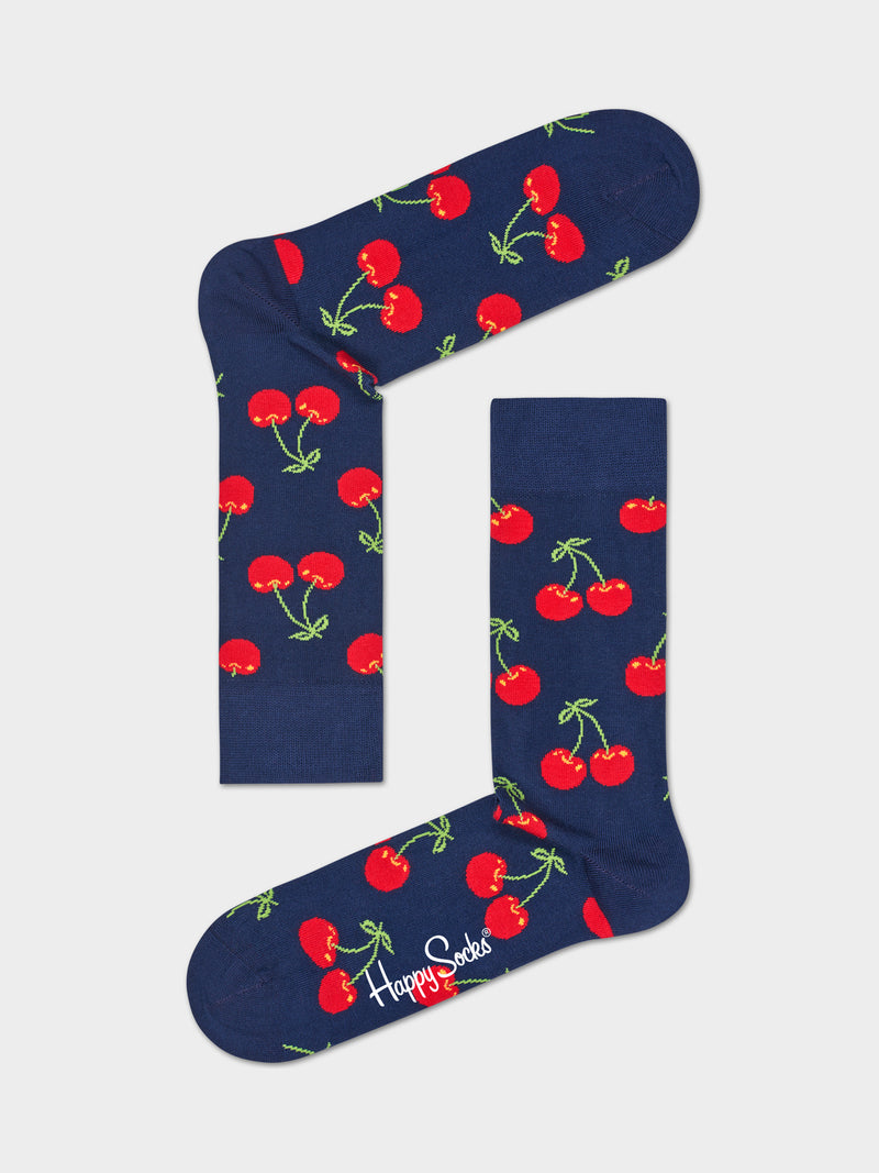 Unisex Cherry printed socks
