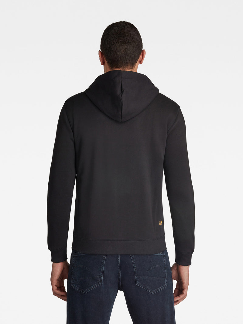 Full-zip hooded sweatshirt