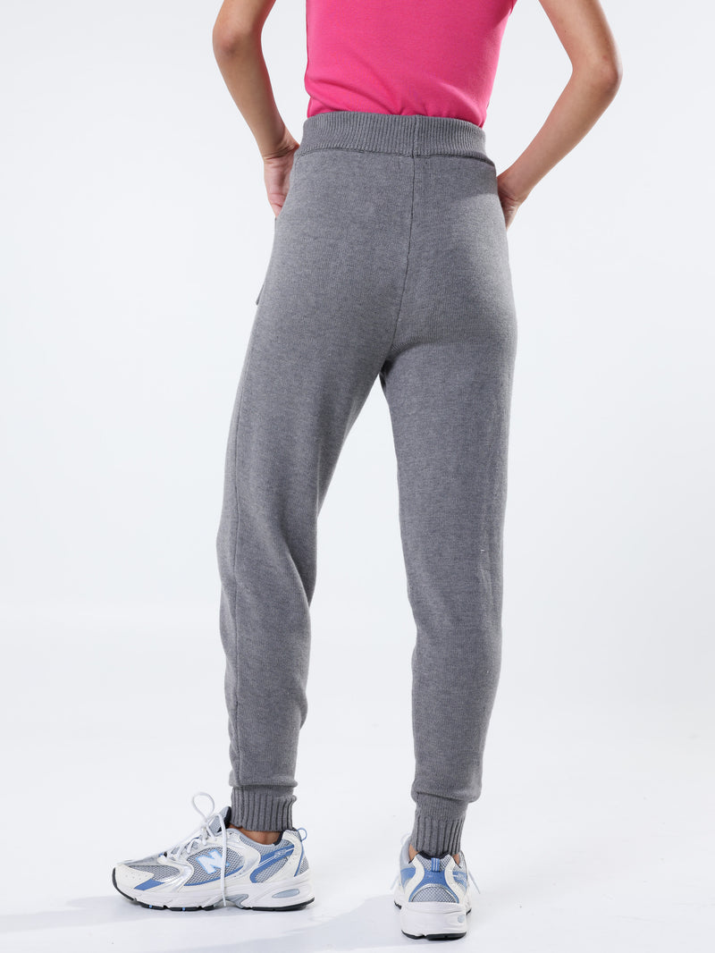 Knitted track pants