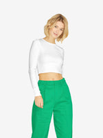 Long sleeve cropped top