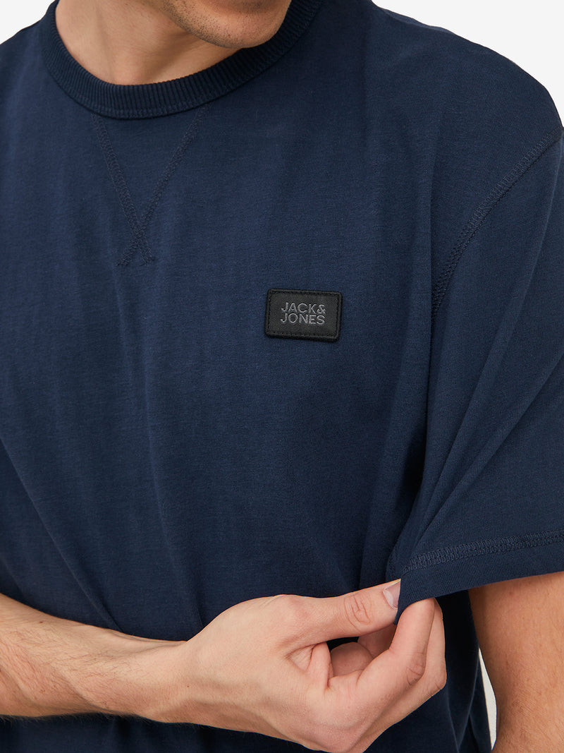 T-shirt with logo-badge