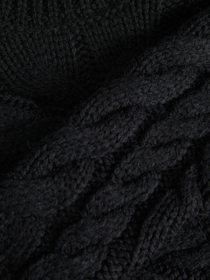 Cropped πλεκτό πουλόβερ ζιβάγκο