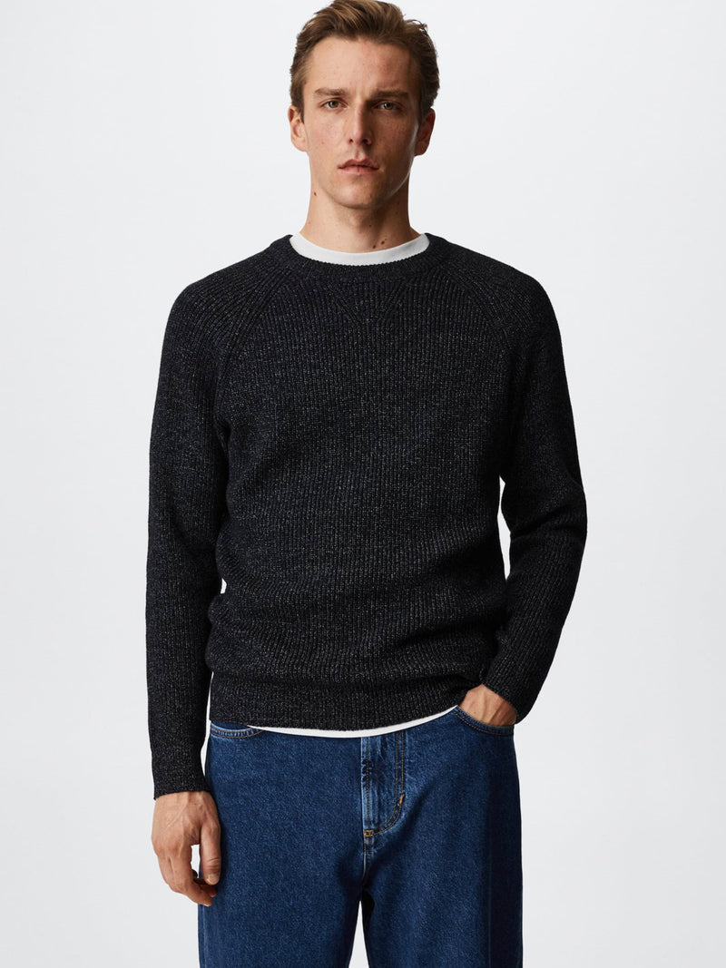 Knitted crewneck sweater 