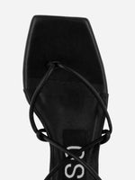 Leather heeled sandals Wella