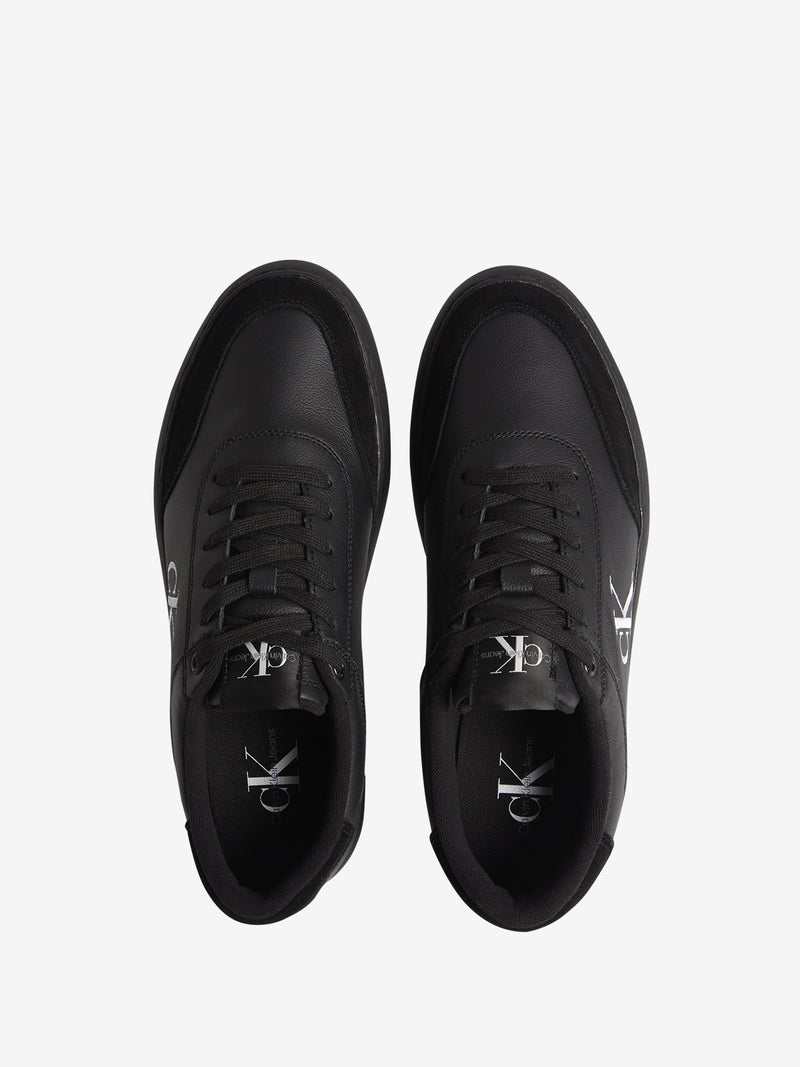 Casual leather sneakers with logo