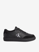 Casual leather sneakers with logo