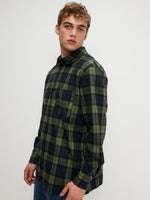 Checkered flannel shirt
