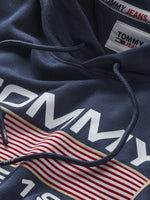 Hoodie with Tommy Jeans logo