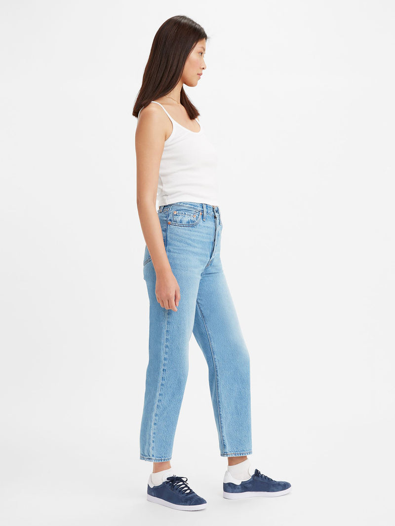 High-rise straight jeans  "Ribcage"