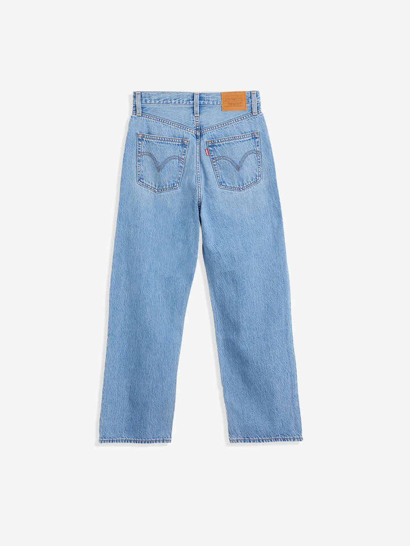 High-rise straight jeans  "Ribcage"