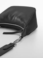 Cross-body leather bag