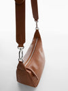 Cross-body leather bag