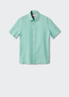 100% Linen short sleeve shirt