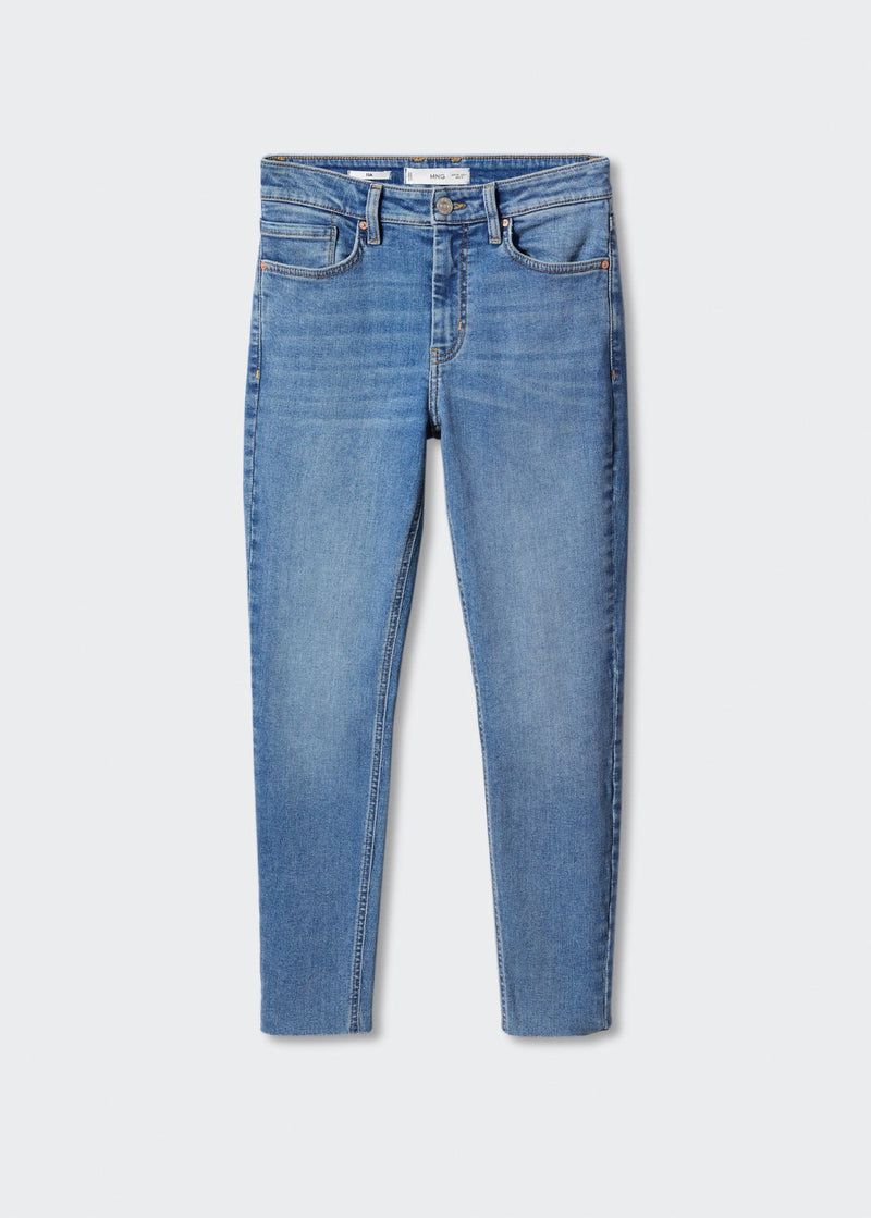 Cropped skinny τζιν παντελόνι