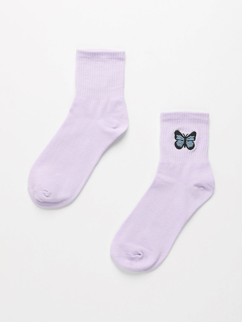 Σετ κάλτσες με πεταλούδες